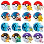 Pokeball Pokemon Figurine Elf Ball Anime Figure Cartoons Pikachu Charizard Pocket Monster Pet Anime Action Model Toy Kids Gifts 1
