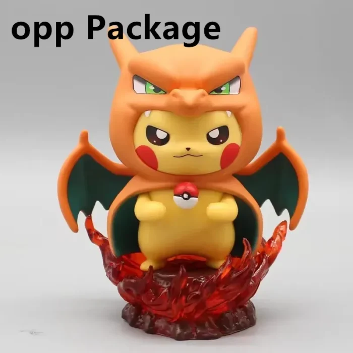 12cm Pokemon Figure Pikachu Cos Gengar Charizard Model Doll Collectible Toy Gifts Cartoon Kawaii Figurine Statue Anime Figures 2