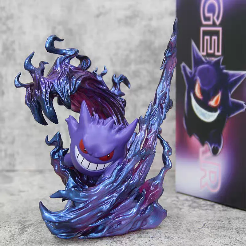 2024 New In Stock 18cm Anime Pokemon Gengar Ghost Claw Action Figure Game Statue Pvc Collectible Kawaii Model Gifts Dolls Toys 1