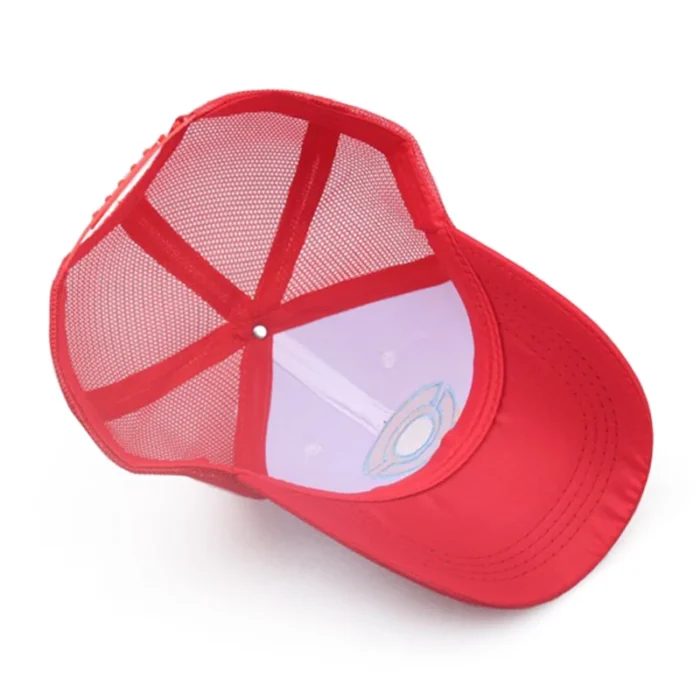 Anime Cartoon Pokemon Hats Pocket Monster Figure Ash Ketchum Cosplay Series Cartoon Hat Adjustable Child Baseball Cap Mesh Hats 4