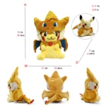 Cos Eevee Pikachu Cosplay Plush Toys Pikachu Peluche Lucario Stuffed Animal Doll Collectible Gift,Cartoon 20-30CM 3