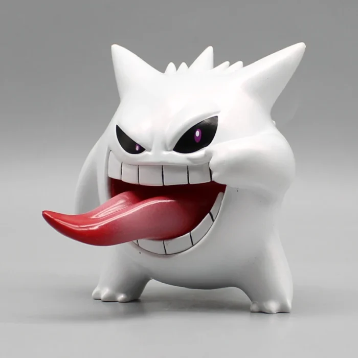 8cm Pokemon Gk Gengar Action Figure Transparent Gengar Cute Figurine Pvc Model Doll Room Decoration Gift Toy For Kids 2