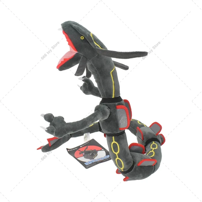 75CM Pokemon Plush Rayquaza Shiny Rayquaza Green Black Peluche Stuffed Doll Toys Gifts for Kids Birthday Christmas 6