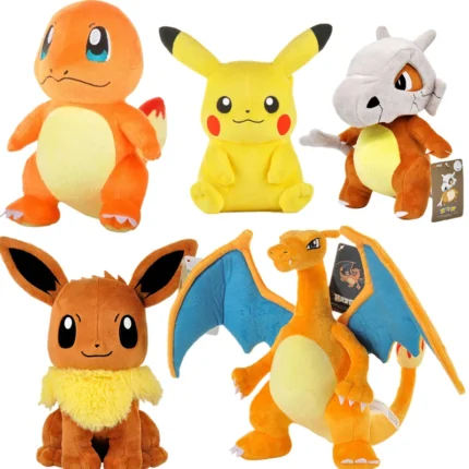 Pokémon Plush Doll Pikachued Bulbasaur Jigglypuff Lapras Eevee Anime Pokemoned Stuffed Toy Peluche Plush Doll Gift for Kid 1