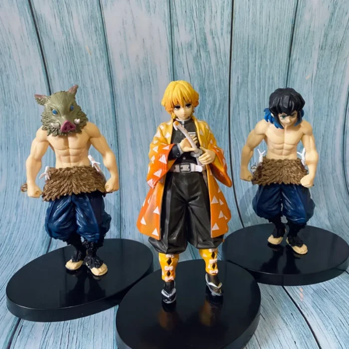 Anime Demon Slayer Action Figures Kimetsu No Yaiba Shinobu Nezuko PVC Dolls Model Collection Ornaments Japan Derivatives Toys 3