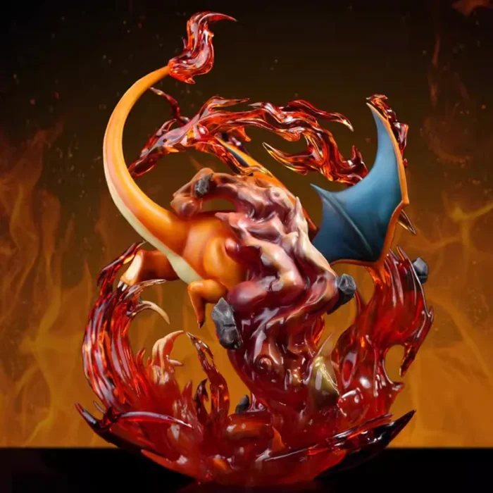 In stock Anime Pokemon Gk Charizard Figures 1/20 Amazing Museum Action Cute Statue Model Desktop Decoration Collection Gift 4