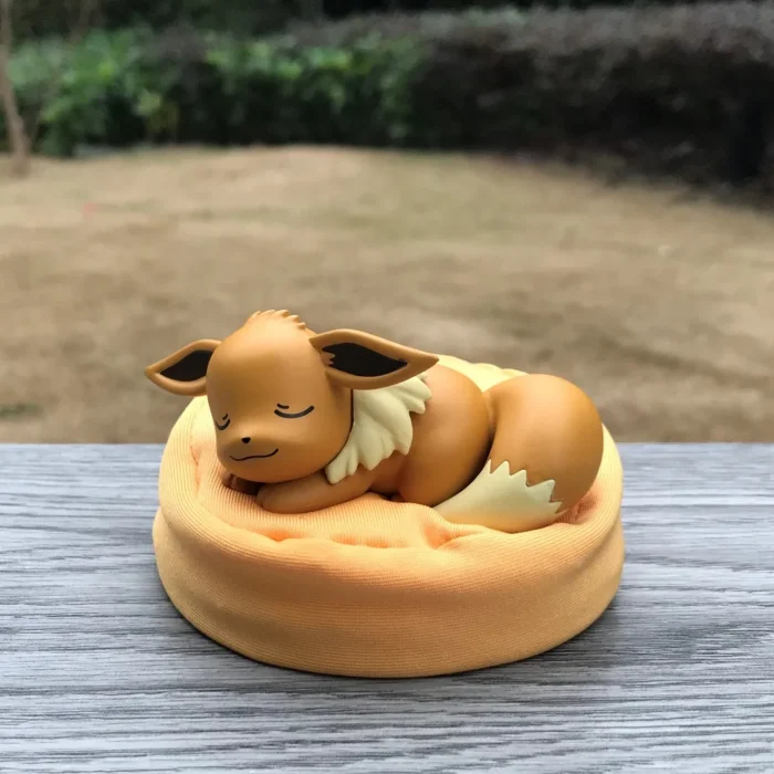 6 Styles Pokemon Starry Dream Pikachu Bulbasaur Eevee Snorlax Jirachi Komala Sleeping Anime Figures PVC Toys Kawaii 6