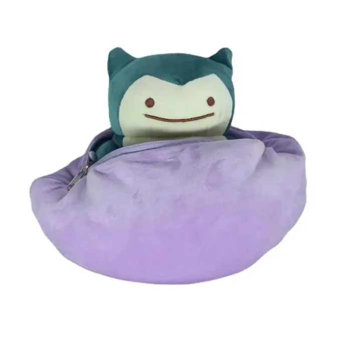 20cm Pokemon Anime Dolls Reversible Pillow Cushion Ditto Transform Snorlax Plush Toys Pillow Doll For Kids Gift 4