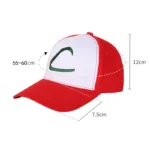 Anime Cartoon Pokemon Hats Pocket Monster Figure Ash Ketchum Cosplay Series Cartoon Hat Adjustable Child Baseball Cap Mesh Hats 6