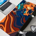 Gaming Mouse Pad P-pokemon Charizard Home New HD Pc Mousepad XXL keyboard pad Non-Slip Office Carpet Laptop Mice Pad Gift 1
