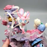 Pokemon Sylveon Anime Figures Eevee Island 20cm Action Gk Figurine Pvc Statue Desk Decora Collectible Model Toys Christmas Gifts 6