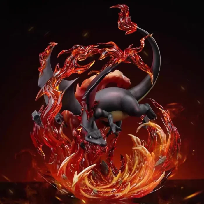 In stock Anime Pokemon Gk Charizard Figures 1/20 Amazing Museum Action Cute Statue Model Desktop Decoration Collection Gift 2