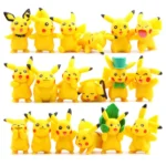 18pcs/set Pokemon Pikachu Action Figure Animation Cute Doll Collection PVC Model Toys 1