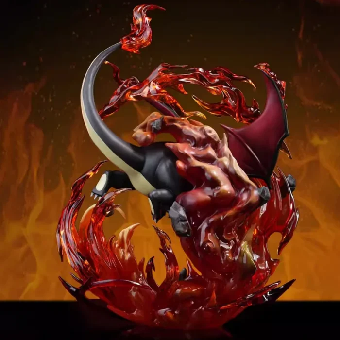 In stock Anime Pokemon Gk Charizard Figures 1/20 Amazing Museum Action Cute Statue Model Desktop Decoration Collection Gift 3