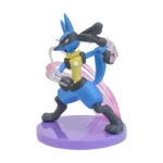 13cm Riolu Lucario Pokemon Action Model Doll Anime PVC Figure Statue Toy With Base Decoration Collect Birthday Gift NO BOX 3