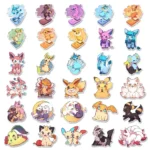 10/30/50/100pcs Kawaii Pokemon Anime Cartoon Stickers Cute Aesthetic Decals Laptop Phone Car Suitcase Decoration Sticker Kid Toy 6