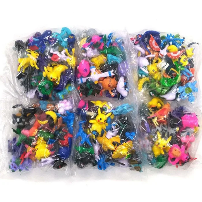 24-144 Pcs Pokemon Action Figure 2-3CM Not Repeating Mini Figures Model Toy Pikachu Anime Kids Collect Dolls Birthday Gifts 5