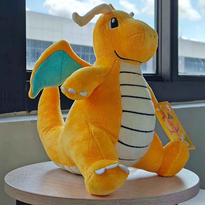 Pokemon Stuffed Toys Kawaii Dragonite Cartoon&Cute Plush Dolls Throw Pillow Birthday Gift for Kids Friends Boys Home Decoration 1