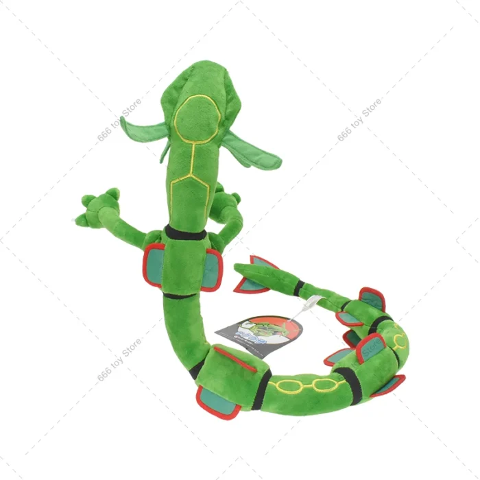 75CM Pokemon Plush Rayquaza Shiny Rayquaza Green Black Peluche Stuffed Doll Toys Gifts for Kids Birthday Christmas 2