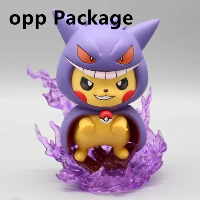 12cm Pokemon Figure Pikachu Cos Gengar Charizard Model Doll Collectible Toy Gifts Cartoon Kawaii Figurine Statue Anime Figures 3