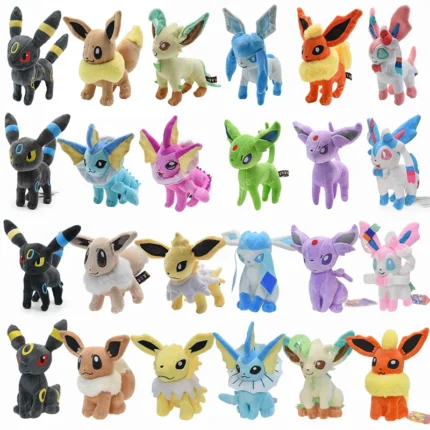 Kawaii Mimikyu Eevee Stuffed Plush Toy Pokemon Evolution Umbreon Flareon Jolteon Glaceon Vaporeon Sylveon Espeon Peluche Dolls 1