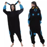 TAKARA TOMY Pokemon Kigurumi Onesie Snorlax Eevee Squirtle Gengar Pijama Cosplay Costume Halloween Adult Anime Umbreon Pajamas 6