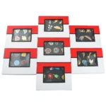 Pokemon Gym Badges Kanto Johto Hoenn Sinnoh Unova Kalos League Region Orange Islands Pins Brooches Box Set Pocket Monster 2