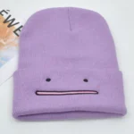 Pokemon Snorlax Ditto Psyduck Beanies Women Winter Warm Hat Anime Solid Color Funny Embroidery Cap for Men Knitted Bonnet Unisex 5