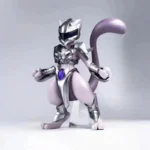 11cm Pokemon Figure Mewtwo Anime Figure Steel Mewtwo cool Figurine Pvc Statue Model Decorations Toys for Kid Gifts Collection 1