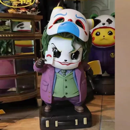 12.5cm Pokemon Pikachu Cos The Joker GK Collection Birthday Gifts Decoration Action Figure Statues 1