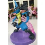 13cm Riolu Lucario Pokemon Action Model Doll Anime PVC Figure Statue Toy With Base Decoration Collect Birthday Gift NO BOX 5