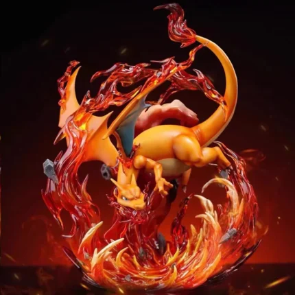 In stock Anime Pokemon Gk Charizard Figures 1/20 Amazing Museum Action Cute Statue Model Desktop Decoration Collection Gift 1