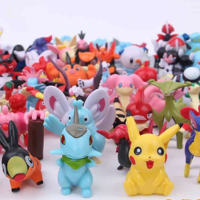 24-144 Pcs Pokemon Action Figure 2-3CM Not Repeating Mini Figures Model Toy Pikachu Anime Kids Collect Dolls Birthday Gifts 3