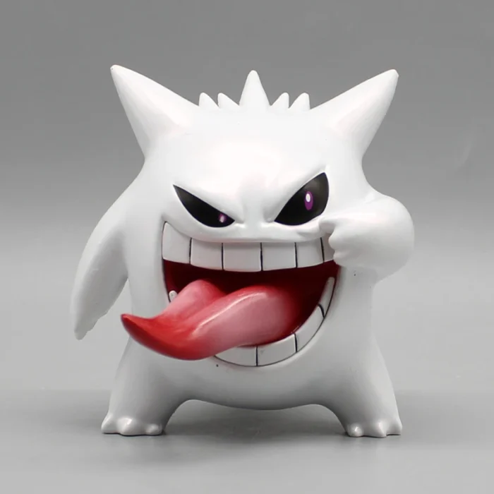 8cm Pokemon Gk Gengar Action Figure Transparent Gengar Cute Figurine Pvc Model Doll Room Decoration Gift Toy For Kids 4