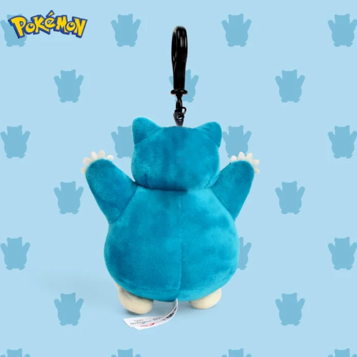 Genuine Animal Pokemon Series Pikachu Snorlax Kawaii Plush Toys Cute Pendant Keyring Keychain Birthday Party Gifts For Kid Boy 4