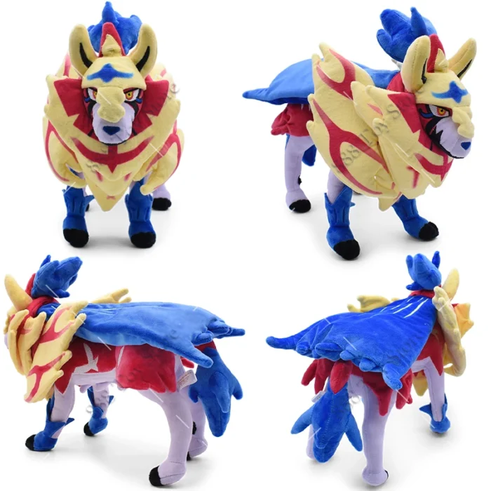 Pokemon Plush Shiny Gyarados Charizard Mega Rayquaza Hisuian Zorua Ho-Oh Lucario Butterfree Anime Stuffed Peluche Kids Xmas Gift 6