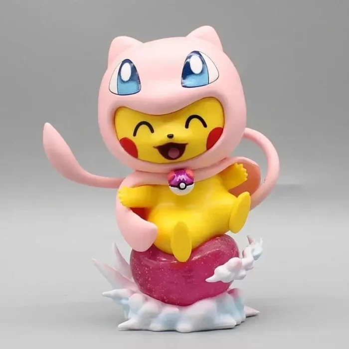12cm Pokemon Anime Figures Pikachu Cosplay Gengar Charizard Bulbasaur Psyduck Kawaii Figurine PVC Statue Model Kids Xmas Gifts 4